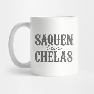 Saquen las chelas - Vintage design Mug